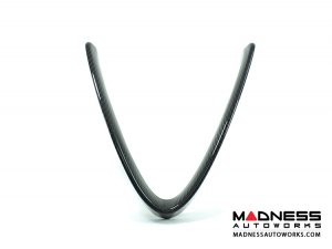 Alfa Romeo Giulia Front V Shield Grill Frame - Carbon Fiber - QV Model